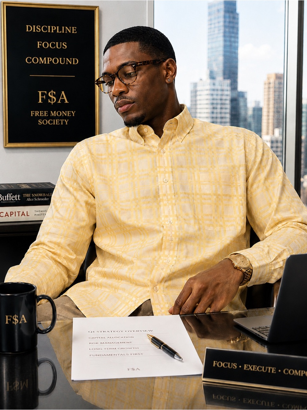 Burberry Tonal Plaid Button-Down Shirt | Archive • c. 2004
